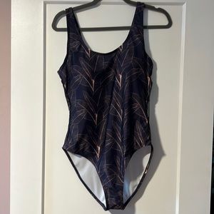 Floral print, bathing suit